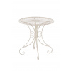 Design-Shop Kovový stôl GS13437402 - Krémová antik