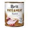 Brit Mokré krmivo pre psov BRIT PATÉ & MEAT Rabbit 800 g