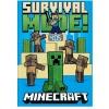 LCD hodinky s notebookem Minecraft
