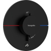 Hansgrohe ShowerSelect Comfort S - Termostat pod omietku pre 1 spotrebič a ďalší výtok, čierna matná 15562670