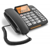 SIEMENS GIGASET SIEMENS GIGASET DL580 - štandardný telefón s displejom, zoznam na 99 čísel, handsfree, výborný zvuk, farba čierna
