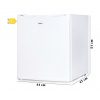 Mini lednice bez mrazáku - PRIMO PR114FR, Objem: 40 l *, Třída: E