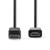 Nedis Nedis CCGB37100BK20 - DisplayPort – HDMI Kabel | DisplayPort Zástrčka - HDMI Konektor | 2 m | Černá barva