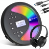 DISCMAN CD PRENOSNÝ CD USB BLUETOOTH FM KARTA SD VYSIELAČ MP3 SLÚCHADLÁ