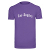 Los Angeles Wording Tee - ultraviolet S