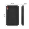 Power bank EMOS WI 521, 5 000 mAh, 20 W+Wireless, čierny