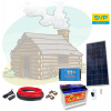SVP solar Fotovoltaický ostrovní systém 115Wp, 12V, baterie 80Ah