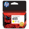 HP originál ink CZ112AE, HP 655, yellow, 600str., HP Deskjet Ink Advantage 3525, 5525, 6525, 4615 e-AiO