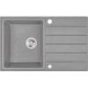 Laveo Margarita, 1-komorový granitový drez 790x490x230 mm, šedá, LAV-SBM_511T