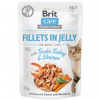 Brit Care Cat Fillets in Jelly Turkey&Shrimps 85 g
