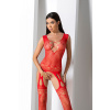 Bodystocking Passion BS099 (řada Erotic Line) veľ. univerzálna červená