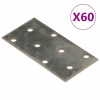 vidaXL Dierované plechy 60 ks 2 mm 80x40 mm pozinkovaná oceľ - 132770-78798