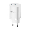 Rýchlonabíjačka do siete Forever TC-05-35CC GaN PD 2x USB-C 35W biela (GSM171398)