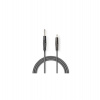 NEDIS stereo audio kabel/ 6,35 mm zástrčka - 3,5 mm zástrčka/ šedý/ 3m (COTH23205GY30)