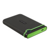 TRANSCEND 2TB StoreJet 25M3C SLIM, 2.5”, USB-C (3.1 Gen 1) Externí Anti-Shock disk, tenký profil, šedo/zelený TS2TSJ25M3C Transcend
