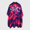 StyleCraft Cutting Cape Camo Pink holičská pláštěnka růžová