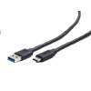 Kabel Gembird USB 3.0 AM na Type-C kabel (AM/CM), 1m, černý CCP-USB3-AMCM-1M