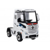 LEAN CARS elektrické autíčko MercedesBenz Actros biele 4x45W - 2x12V7Ah - 2023