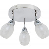 Candellux Rico stropné svietidlo 3x6 W chrómová-priehľadná 98-67692