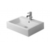 Duravit Vero Umývadlo na dosku, 50x47 cm, s prepadom, s otvorom na batériu, WonderGliss, biela 04525000001