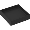 HANSGROHE Xuniva Evo E štvorcová umývadlová misa bez otvoru, bez prepadu, 400 x 400 mm, matná čierna, 60324670