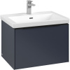 VILLEROY & BOCH Subway 3.0 závesná skrinka pod umývadlo, 1 zásuvka, 622 x 478 x 429 mm, Marine Blue, C57501VQ