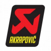 NÁLEPKA VÝFUKU TLMIČA AKRAPOVIC ŽIARUVZDORNÁ LOGO VERTICAL 75 x 70 mm