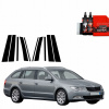 10v1 Čierna fólia na stĺpiky pre Škoda Superb 2 Kombi (2009-2013)