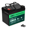 Green Cell Cube AGM VRLA IP54 12V 33Ah bezúdržbová batéria pre kosačky, skútre, lode a invalidné vozíky (AGM12V33AH-J)