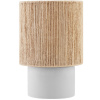 tectake 406076 stolová lampa klea z juty v boho štýle, 60w - prírodné