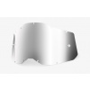 plexi Racecraft 2/Accuri 2/Strata 2, 100% - USA (strieborné chrom, Anti-fog)