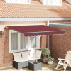 zahrada-XL Zatemniteľná markíza Vínovo červená 350 x 200 cm 3329672