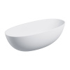 Omnires Shell M+ voľne stojaca vaňa 175x78 cm oválne biela SHELL175WWBM