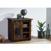 Bighome - Komoda mango 70x45x70 hnedá lakovaná IRON
