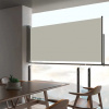 vidaXL Zaťahovacia bočná markíza na terasu krémová 60x300 cm - Krémová - 172066-106345