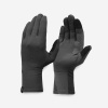 FORCLAZ Spodné rukavice MT500 z vlny merino na treking v horách sivé 3XS-2XS