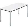 Obdĺžnikový stôl, štvorhranná rúrka pochrómovaná ,š x h 1500 x 800 mm