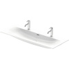 Dvojité umývadlo DURAVIT Viu sanitárna keramika biela 123 x 49 D 2344120024