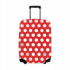 Obal na kufor CASEMATES Polkadot L - červený