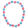 Detoa Detský náhrdelník so srdiečkami