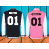 Mikiny pre páry King 01 / Queen 01