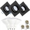 3x halogénové halogérium s halogénom s prepláchnutím + LED GU10 (3x halogénové halogérium s halogénom s prepláchnutím + LED GU10)