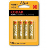 Baterky KODAK Ultra Premium Alkaline LR06 AA tužka 4ks