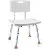 Ridder Stolička s operadlom, nastaviteľná výška, biela A00602101