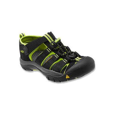 KEEN Newport H2 K black/lime green dětské US 11 / EU 29,0 / UK 10 / 18 cm; Černá sandály