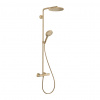 Hansgrohe Raindance Select S, Showerpipe 240 1jet PowderRain s termostatom, kartáčovaný bronz, HAN-27633140
