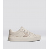 SALVAS All Almond Milk Premium Leather Plaza Taupe Logo Sneaker