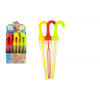 Teddies Bublifuk dáždnik plast 37cm 130ml, 3 farby