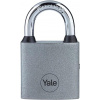 Zámok Yale Y111S/60/132/1, visiaci, železný, strieborný, 63 mm, 3 kľúče