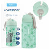 Fľaša Na Pitie pre deti na studené nápoje Wessper ActiveMax s motívom mačiatka 410ml